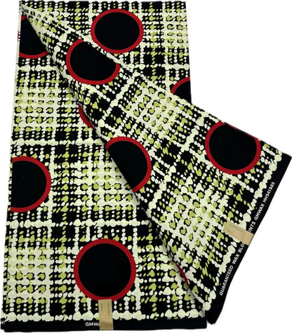 100% Cotton African Ankara Wax Fabric - Soft Real Wax Print for Dresses