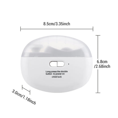 Rechargeable Electric Nail Clipper & Trimmer for Baby and Adult - Grinding, Polishing, and Automatic Manicure with LED Light