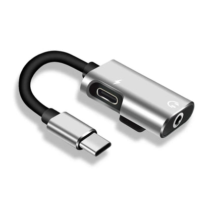 Type-C to 3.5mm Jack Adapter – Audio Splitter for Xiaomi, Huawei, USB-C Headphone Cable & Charger AUX Adapter