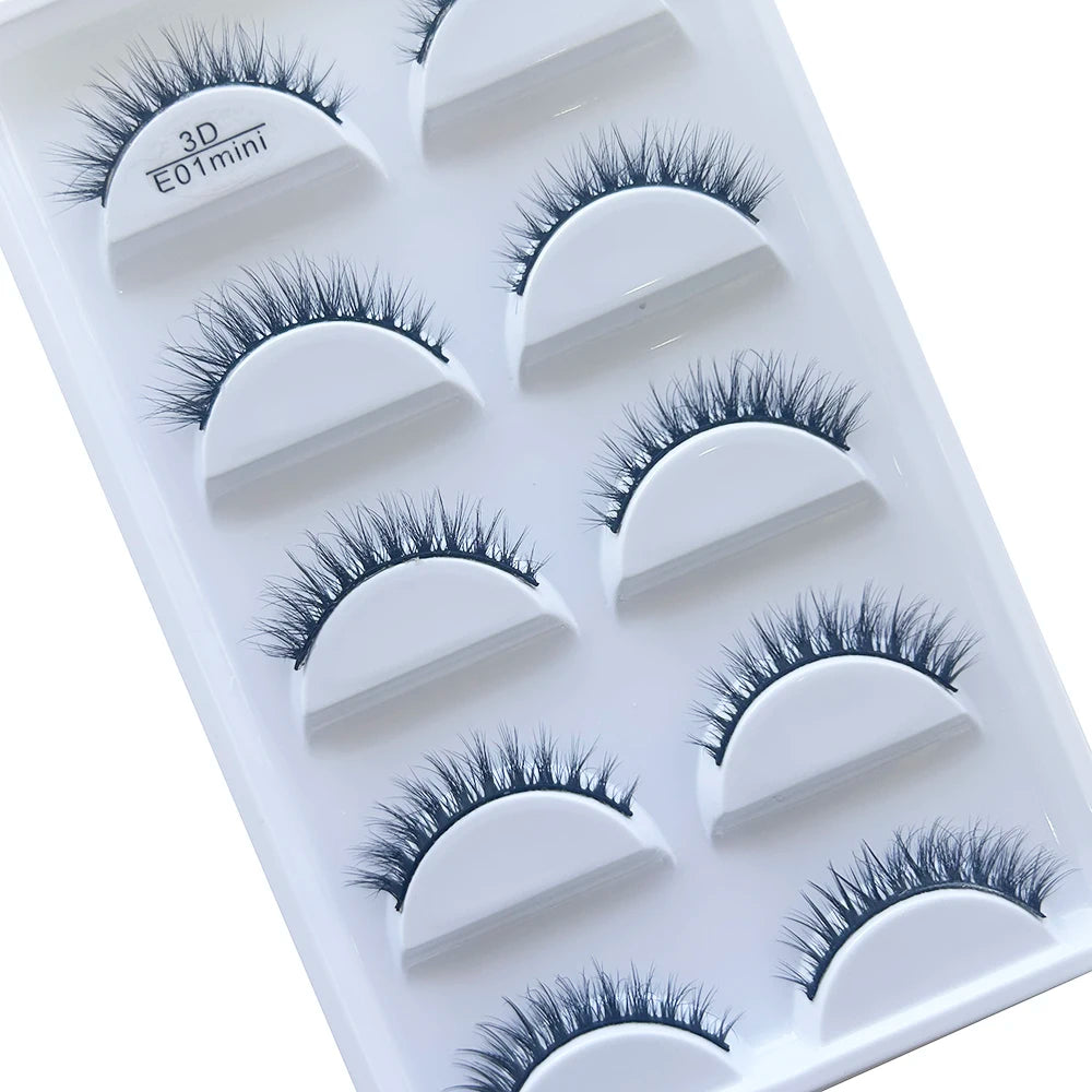 38 Styles 5 Pairs 3D Mink False Eyelashes – Natural Fake Lashes Makeup Beauty Tools
