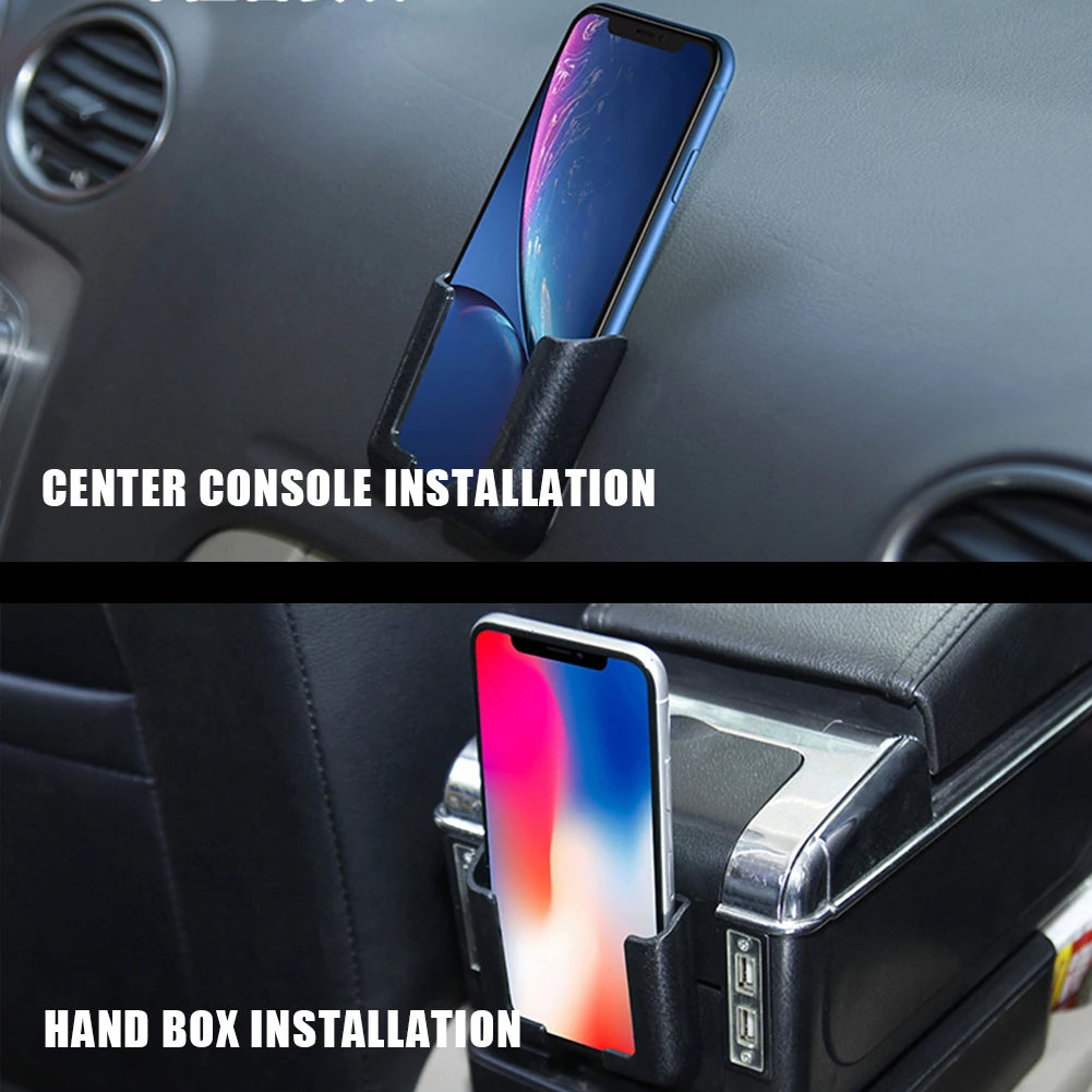 Multifunction Car Phone Mount - Lightweight, Portable Cell Phone Holder, Space-Saving Stand, Auto Interior Accessories