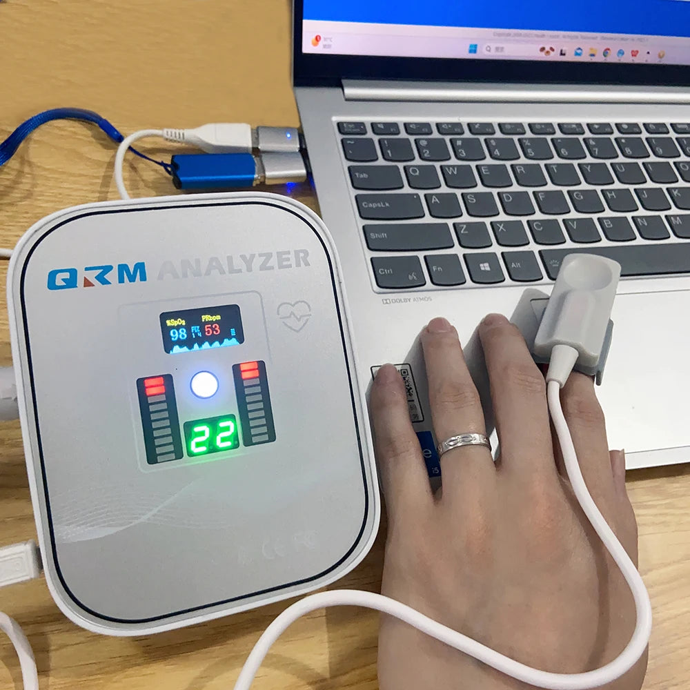 Quantum Resonance Magnetic Body Analyzer QA-36S with Hand Touch & 53 Sub-Health Test Reports - New Generation Set