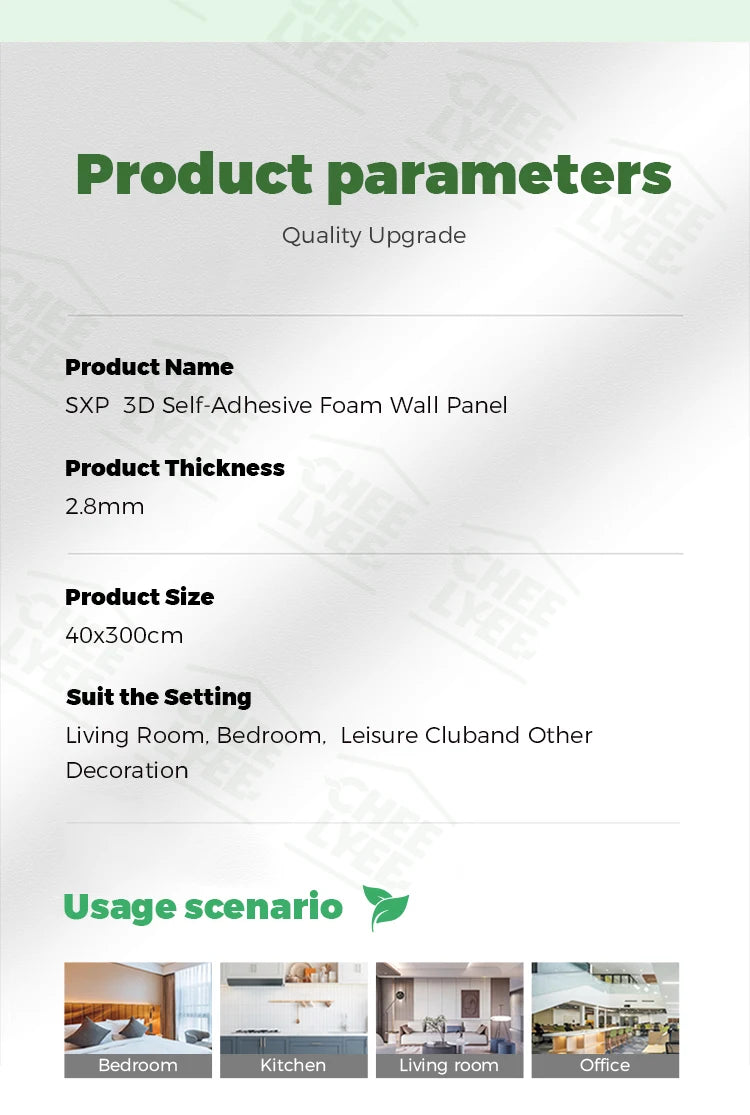 Self-Adhesive 3D Wall Panel Foam Stickers - Peel & Stick DIY for Ceiling, Living Room Decor