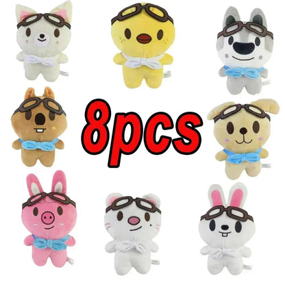 Kpop SKZOO Plush Keychain – Cute Dog Pendant Toy for Kids, Backpack Hanging, Birthday Gift