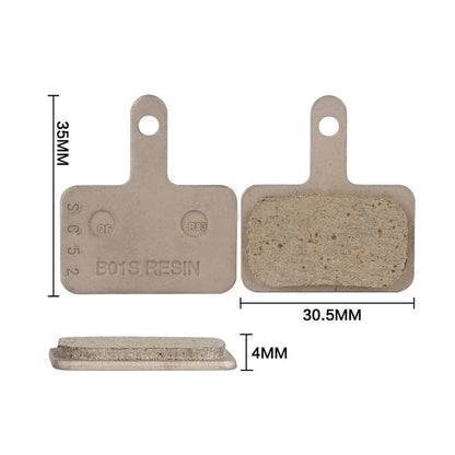 Shimano B01S Resin Brake Pads for MT200, M395, M475, M525 - Bicycle Disc Brake Parts