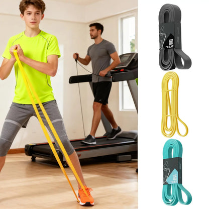 Resistance Bands Set - Elastic Strength Training & Stretching Bands for Home Gym, Pilates & Workouts