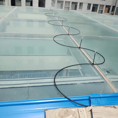 Universal Atomization Sprinkler - Automatic Watering Kits 5-20M with Rotating Copper Nozzle - Ideal for Balcony Rainforest Spray & Garden Irrigation