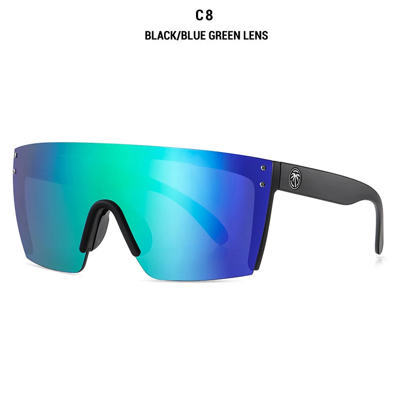 NEW Luxury Brand Mirrored Polarized Sunglasses — Men’s Sport Goggles with UV400 Protection & Case