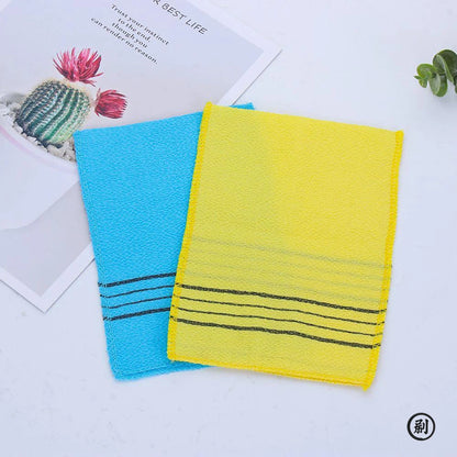 5-Piece Exfoliating Bath Pad Set — Soft Korean & Italian Style Washcloths for Body Scrub, Shower, and Spa Use