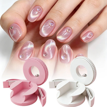 Cat Eye Nail Art Magnet - Strong Magnetic Tool for Gel Polish and Glass Bead Effects