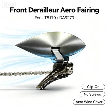 Front Derailleur Aero Fairing Wind Deflector - Compatible with Shimano Ultegra R8170 & Dura-Ace R9270 12-Speed Electronic Systems