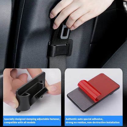 Car Seat Belt Limiter Buckle Stopper: Safety Belt Adjusting Clip with Non-Slip Spacing Limit Device - Fixed Buckle Accessories