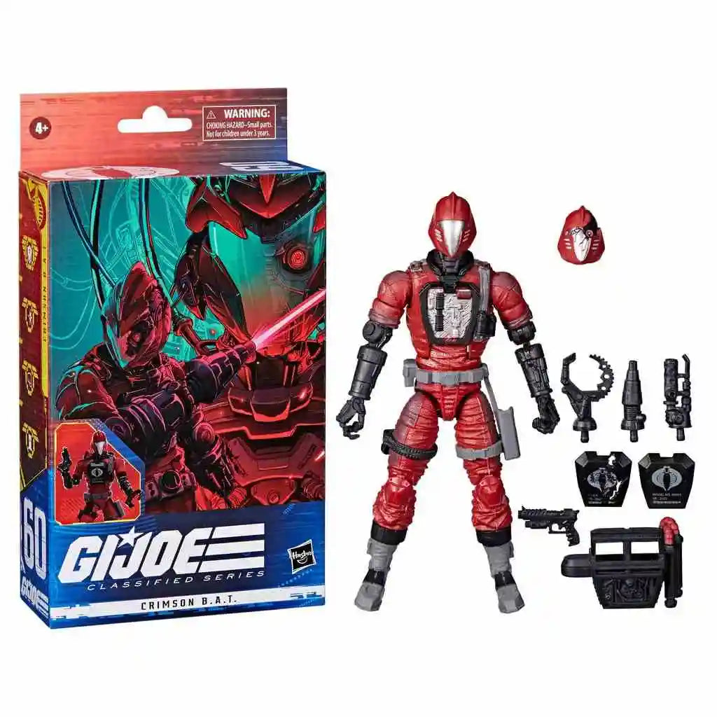 Hasbro G.I. Joe Classified Series Snake Eyes Action Figure 20cm - Anime Style Collectible Toy Gift