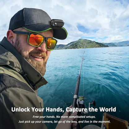 Upgraded 1080P Waterproof Mini Action Camera – 64GB WiFi Pocket Sports Cam with Large Battery