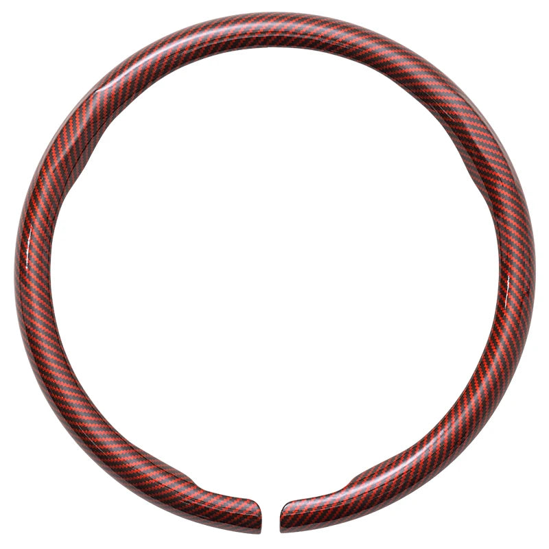 Universal 36-38cm Car Steering Wheel Cover — Non-Slip, Breathable, Fits Round & D-Shaped Wheels