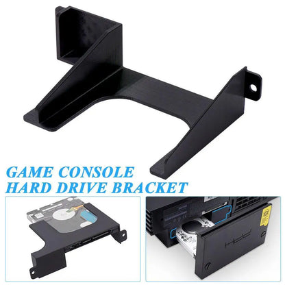2.5in Game Console SATA HDD/SSD Bracket — 3D-Printed Stand & Network Adapter Holder