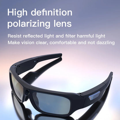 4K HD Glasses Camera – Smart Eyewear Camcorder for Driving, Cycling & Outdoor Video Recording