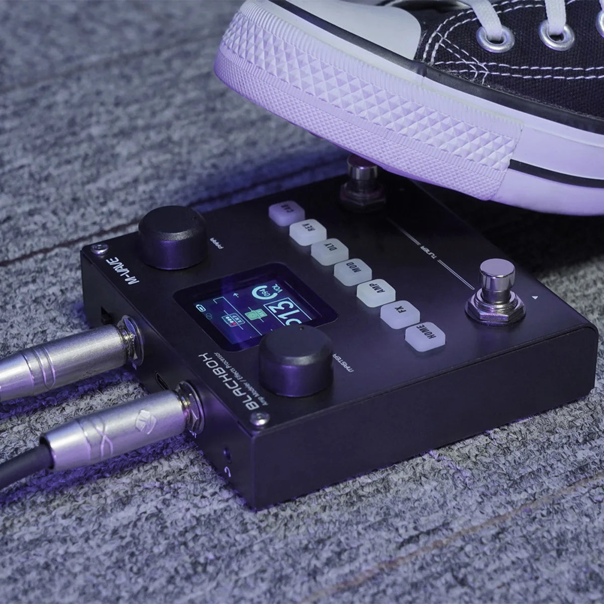 M-VAVE Blackbox Guitar/Bass AMP Modeler – Multi-Effects Processor, Rechargeable for Electric Guitar & Bass
