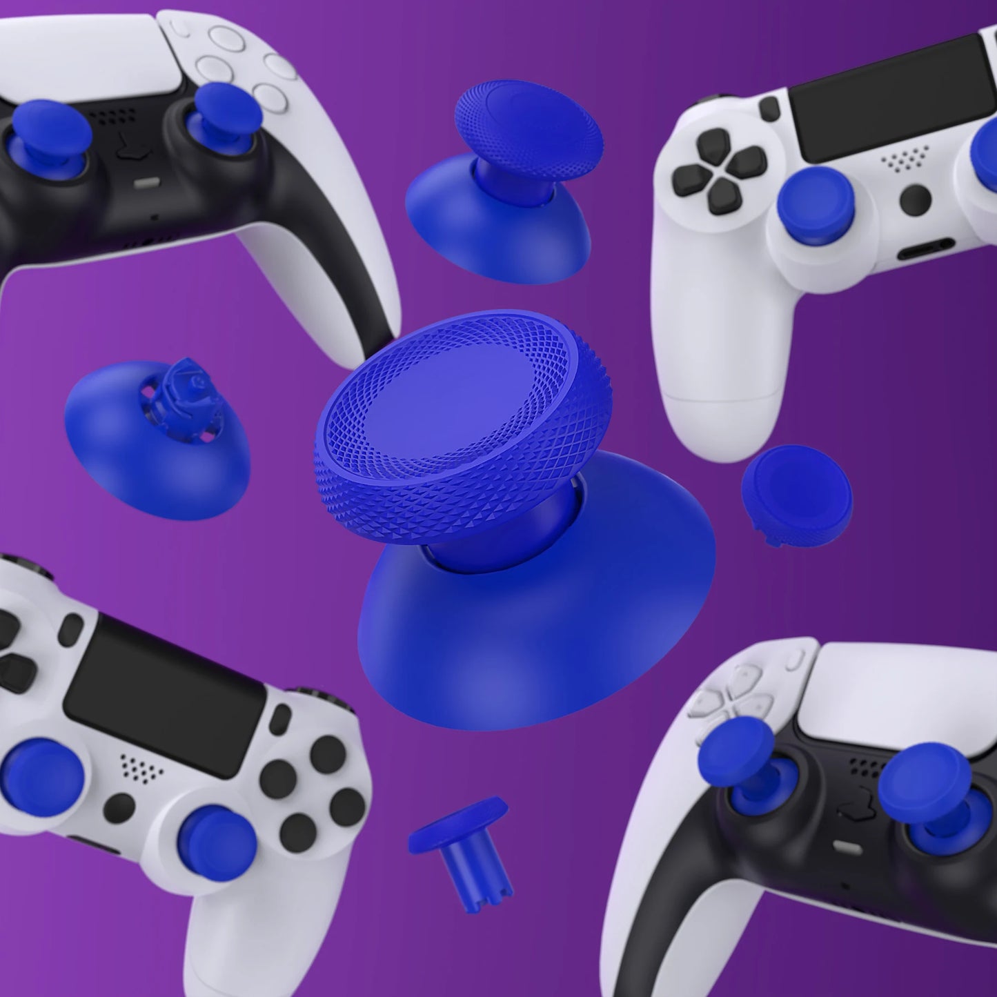 eXtremeRate ThumbsGear V3 — Interchangeable Ergonomic Replacement Thumbsticks for PS5 & PS4 Controllers