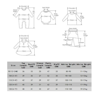 2PCS Kids Clothes Set for 1-7Y - Solid Cotton Pullover Sweatshirt & Pants, Long Sleeve Autumn Outfits for Boys & Girls