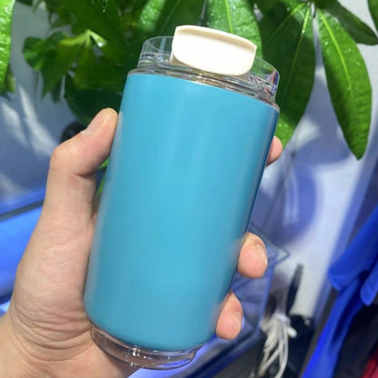 Vacuum Insulated 240ml Car Travel Coffee Cup – Double Wall Thermos Bottle for Hot & Cold Temperature Retention