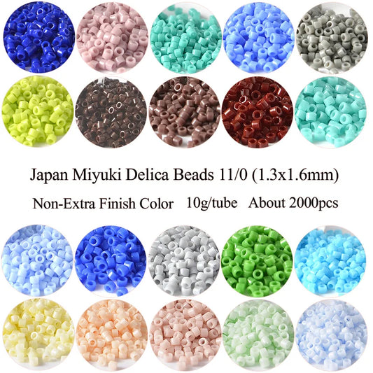 11/0 Delica Glass Seed Beads - DIY Jewelry Making Beads for Bracelets & Crafts