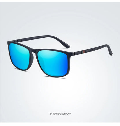 Fashion Square Polarized Sunglasses for Men – Luxury Designer UV400 Driving & Fishing Eyewear