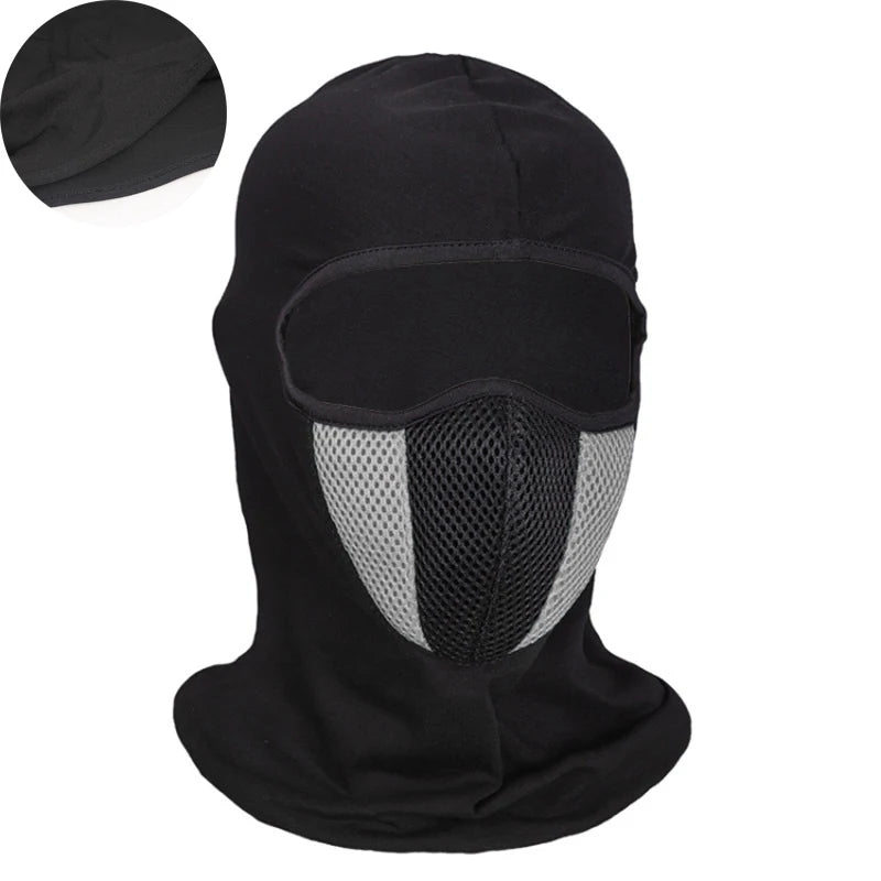 Breathable Motorcycle Balaclava – Full Face Skullies Cap for Motocross, Moto Riding & Helmet Use