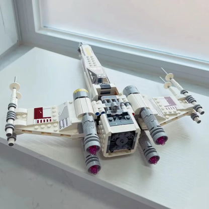 MOC 75301 Space Wars X-Wing Fighter Building Block – Model Bricks Toy for Kids & Adults, Birthday & Christmas Gift