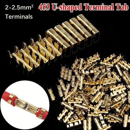 50/100Pcs Quick Connect Terminal Blocks - Push-Button Docking Connector Wiring Terminals