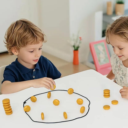 Magnetic Stones Party Game — Portable Interactive Strategy Board Game for Kids, Adults & Family Fun