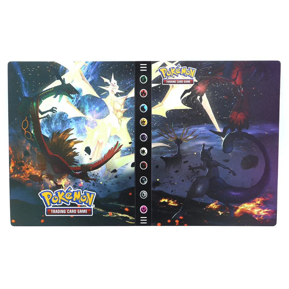 Charizard 240Pcs Card Album – Anime Card Binder for Mewtwo, Charizard & Collections, Protector Folder Gift