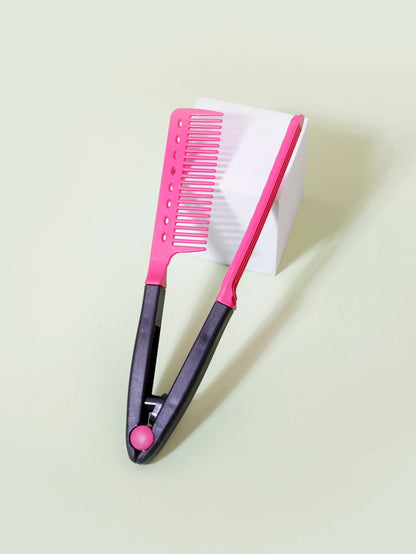 Flat Comb Straight Hair Salon Brush – V-Shaped Styling Comb, Hair Straightener for Beauty & Smooth Hair