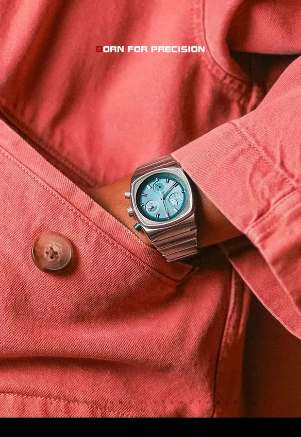 2024 Square Men's Watch — Lightweight Niche Luxury High-End Trendy Timepiece