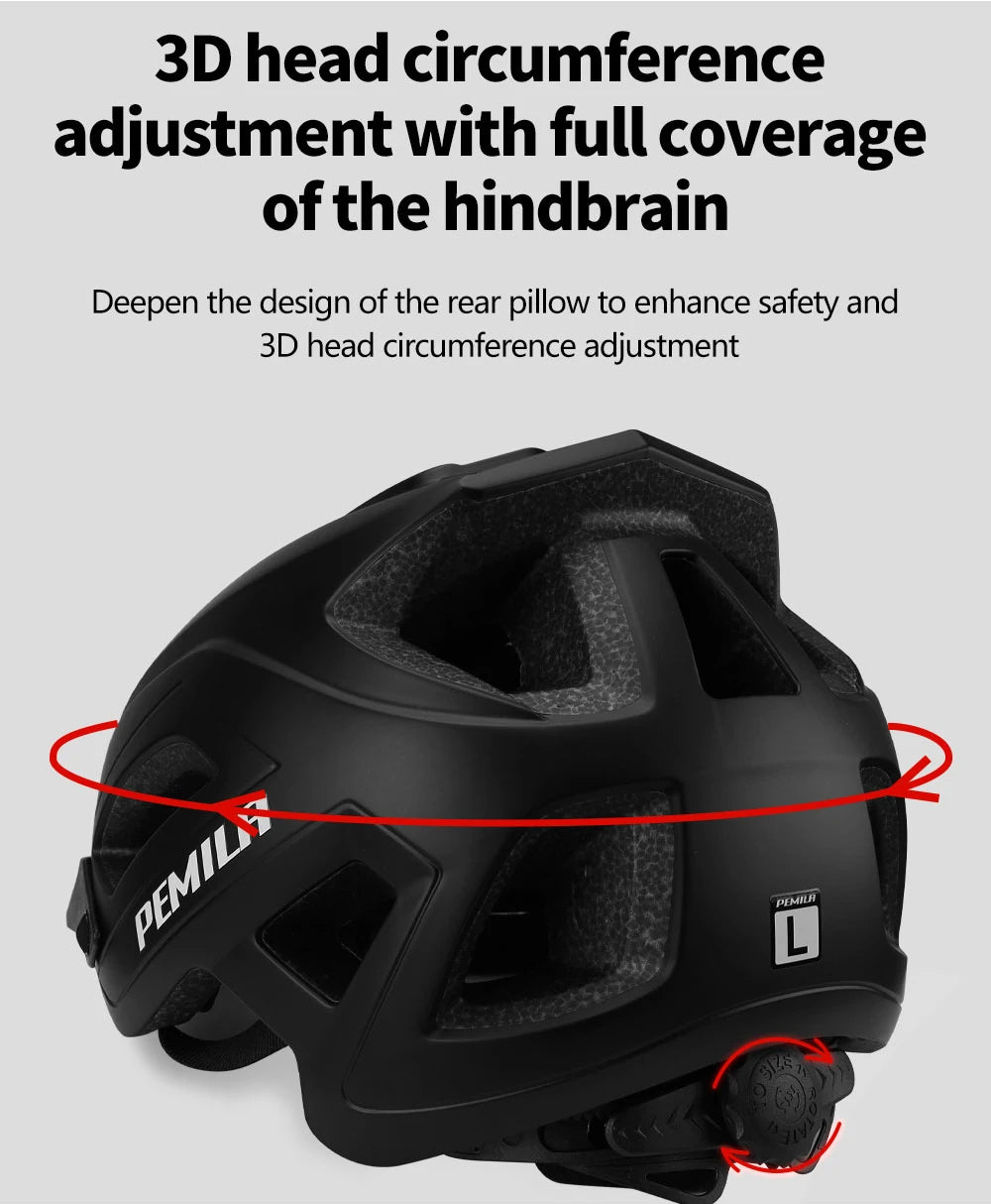Ultralight Cycling Helmet – Road & MTB Safety Cap for Men & Women, Integrally-Molded Racing Bike Equipment