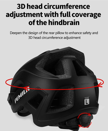 Ultralight Cycling Helmet – Road & MTB Safety Cap for Men & Women, Integrally-Molded Racing Bike Equipment