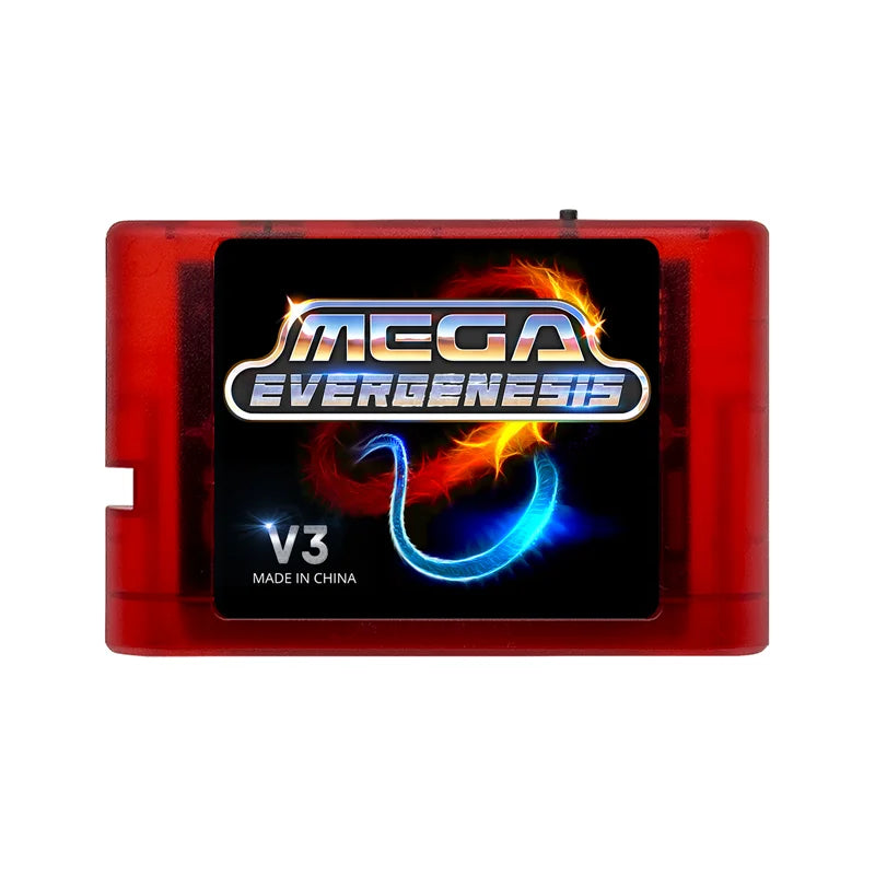 3000 in 1 Mega Genesis V3 Pro Game Card - 4GB TF Memory Card for SEGA Genesis Mega Drive Console