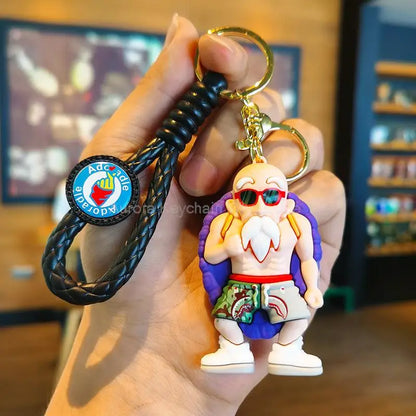 Kawaii Dragon Ball Z Keychain – Super Saiyan Goku, Bulma, Broly, Piccolo & Majin Buu Car Pendant Toy Gift