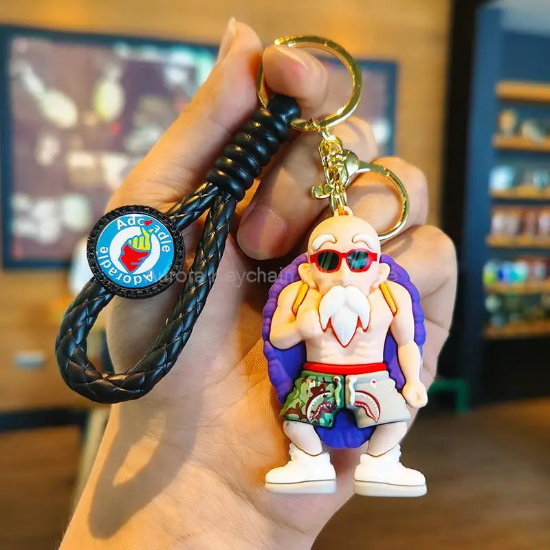 Dragon Ball Z Keychain – Super Saiyan Goku, Bulma, Broly, Piccolo & Majin Buu Car Pendant Toy Gift for Kids
