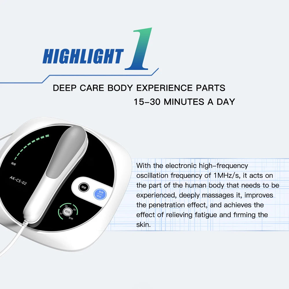 Ultrasound Physiotherapy Massage Device – 1MHz Ultrasonic Instrument for Muscle & Joint Pain Relief, Drug-Free Therapy