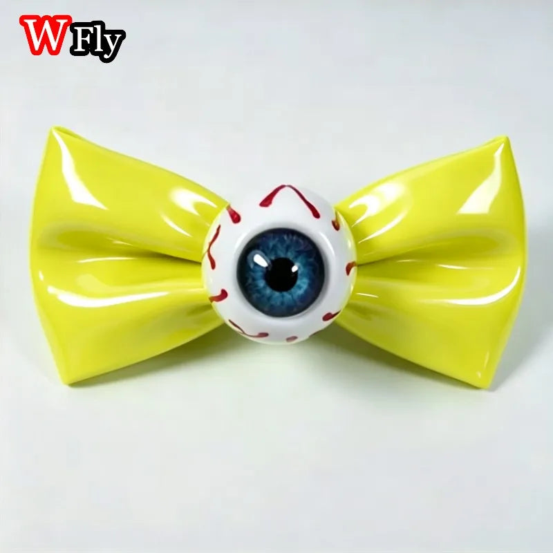 Gothic Lolita Bowknot Hair Clip - Harajuku Girls Solid Color Side-Knot Hair Accessory