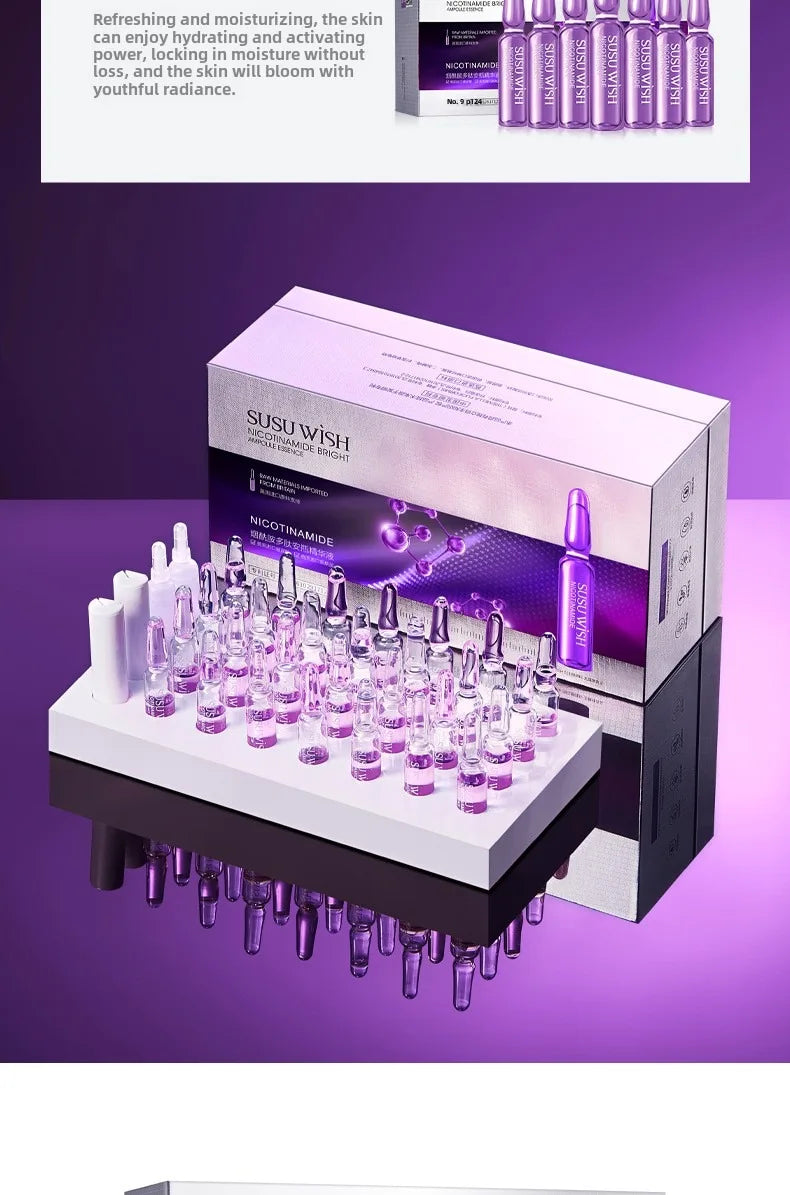 Niacinamide Peptide Ampoule Serum – Anti-Aging, Pore Shrink & Deep Moisturizing Facial Essence