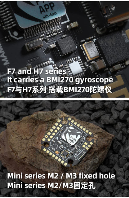 Diatone MAMBA F722 APP MK4 Flight Controller Stack — F7 4-in-1 BLHeli32 45A/55A/65A ESC 6S DShot1200 for FPV Drone