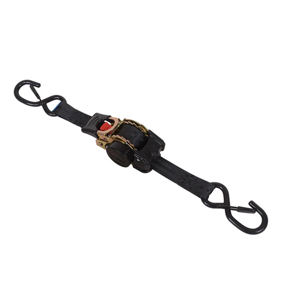 Retractable Cargo Ratchet Straps – Heavy Duty Load Securing Belts for Motorcycles & Cars Luggage Tensioner Tie Down Strap Kit