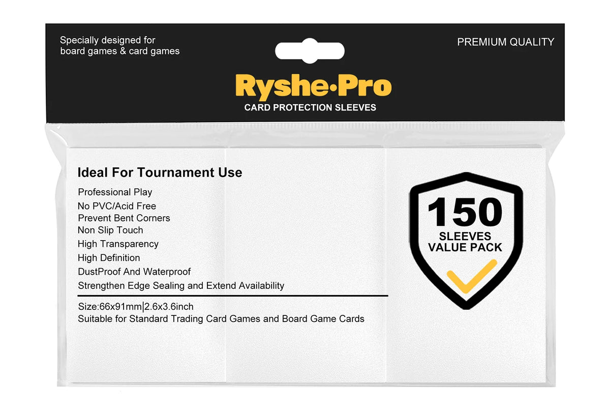 100Pcs 66×91mm Trading Card Sleeves - Soft Penny Sleeves for MTG, Yu-Gi-Oh! & Baseball Cards