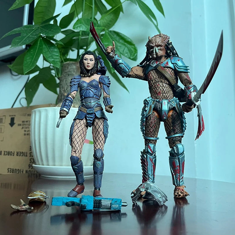 Alien vs Predator Elder Predator Action Figure – Machiko Noguchi Model Collectible for Birthday Gifts