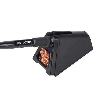 JCD 820 Aluminum Alloy Soldering Iron Stand – Electric Holder with Copper Cleaning Ball & RMA Flux