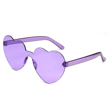 Women’s Fashion Heart-Shaped Glasses Watch - Nighttime Light Diffraction to Heart Shape, Stylish Female Sunglasses