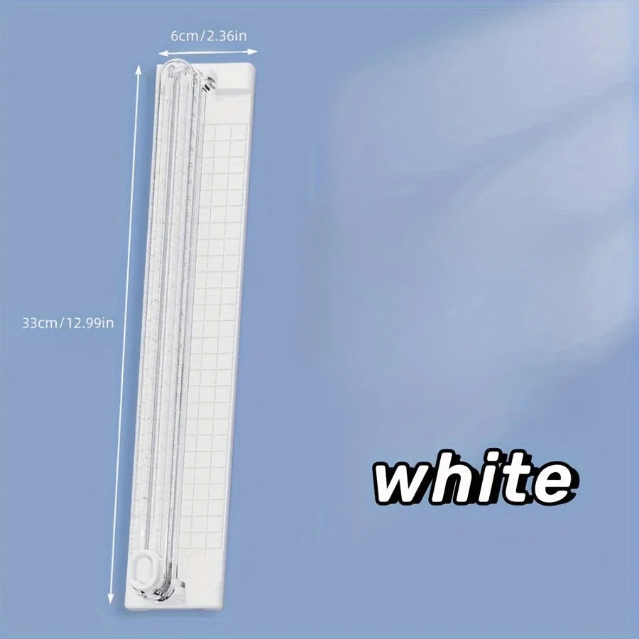 Portable A3/A4 Paper Cutter Trimmer – Manual Cutting Tool for School, Home, and Office, Durable Plastic Design