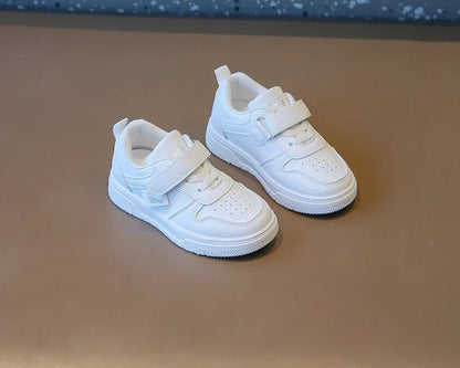 Baby & Kids Spring Autumn White Sneakers — Soft Sole Anti-Slip Casual Sport Shoes for Toddlers